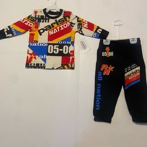 Multicolored Parish Nation Kids Outfit - Size 24M